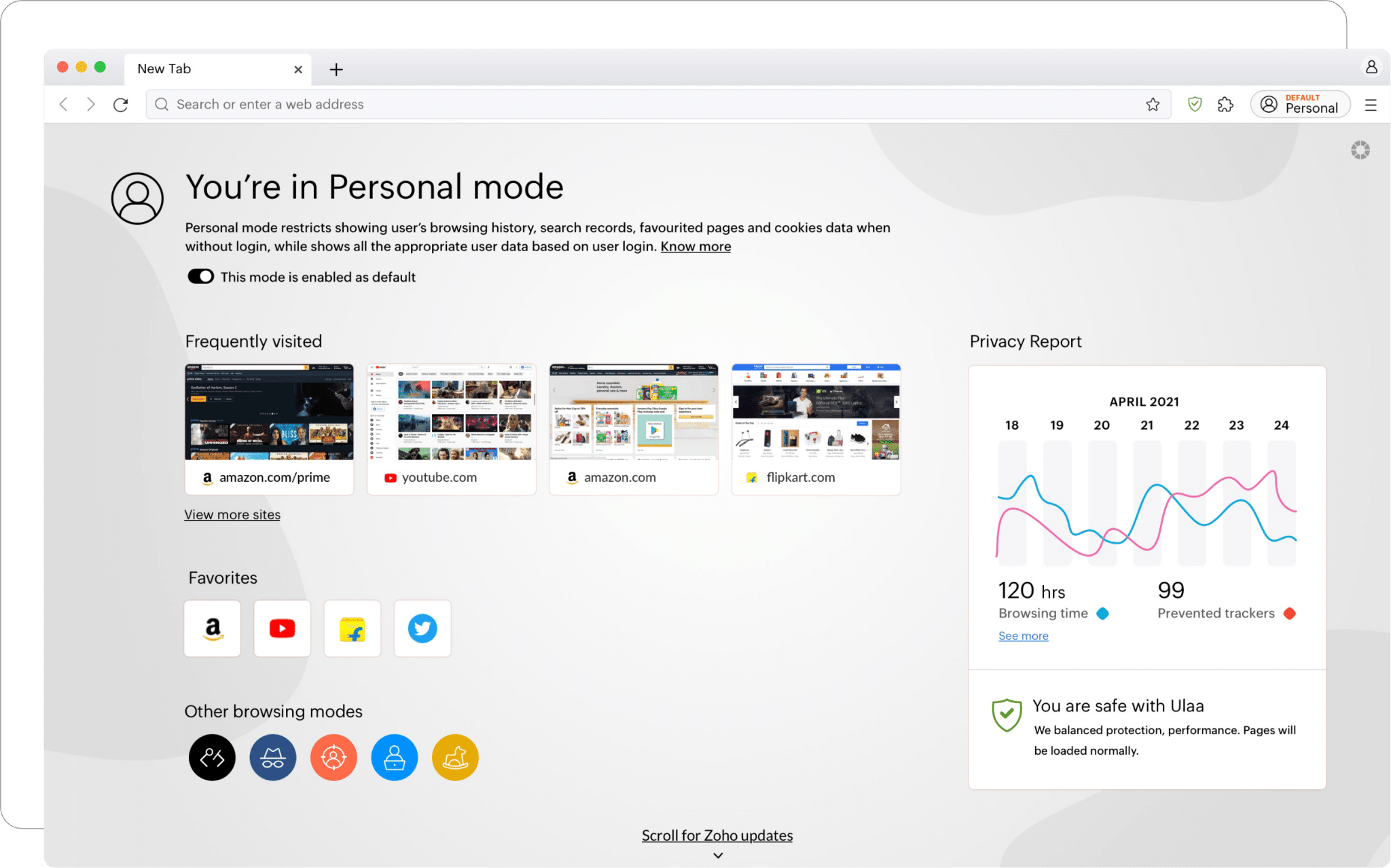 Zoho Launches Ulaa – a Highly Privacy-Centered Browser