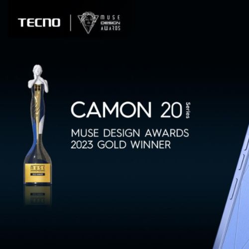 Prestigious Muse Design Awards 2023 Awards TECNO Camon 20 Best Product Design In Telecommunication