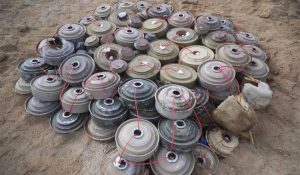 Saudi project cleared 3,316 mines and explosives in Yemen, March report shows