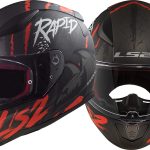 New LS2 Rapid Raven Helmet