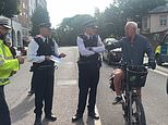 Furious cyclist scolds police as Just Stop Oil are allowed to hold up London rush hour traffic