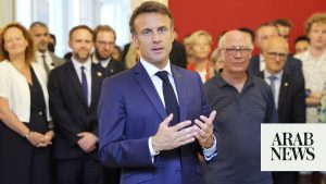 Macron visits children wounded in knife attack