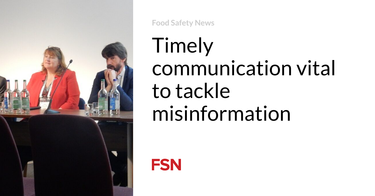 Timely communication vital to tackle misinformation