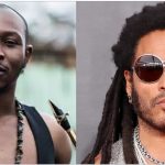 Seun Kuti links up with U.S. singer, Lenny Kravitz in Paris (Video)