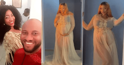 Yul Edochie Shares Video Of Judy Austin’s Pregnancy Shoot Amid Criticism (Video)