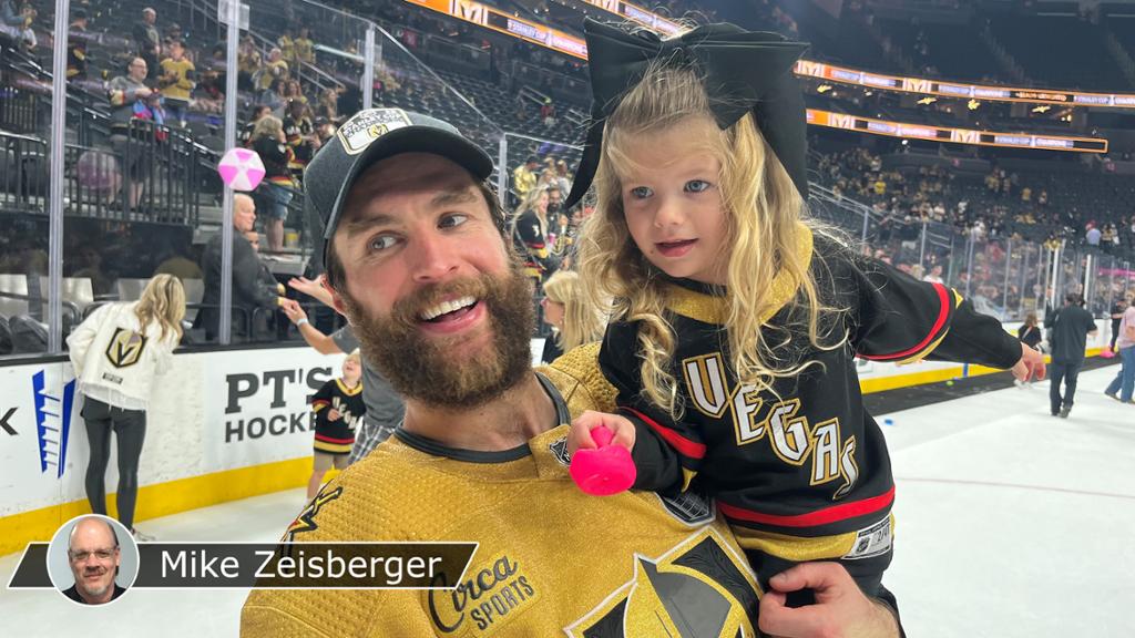 Pietrangelo celebrates Stanley Cup win with daughter after health scare