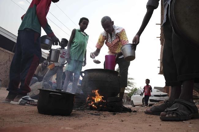 Sudan officials say airstrike kills 17, including 5 children, in capital Khartoum