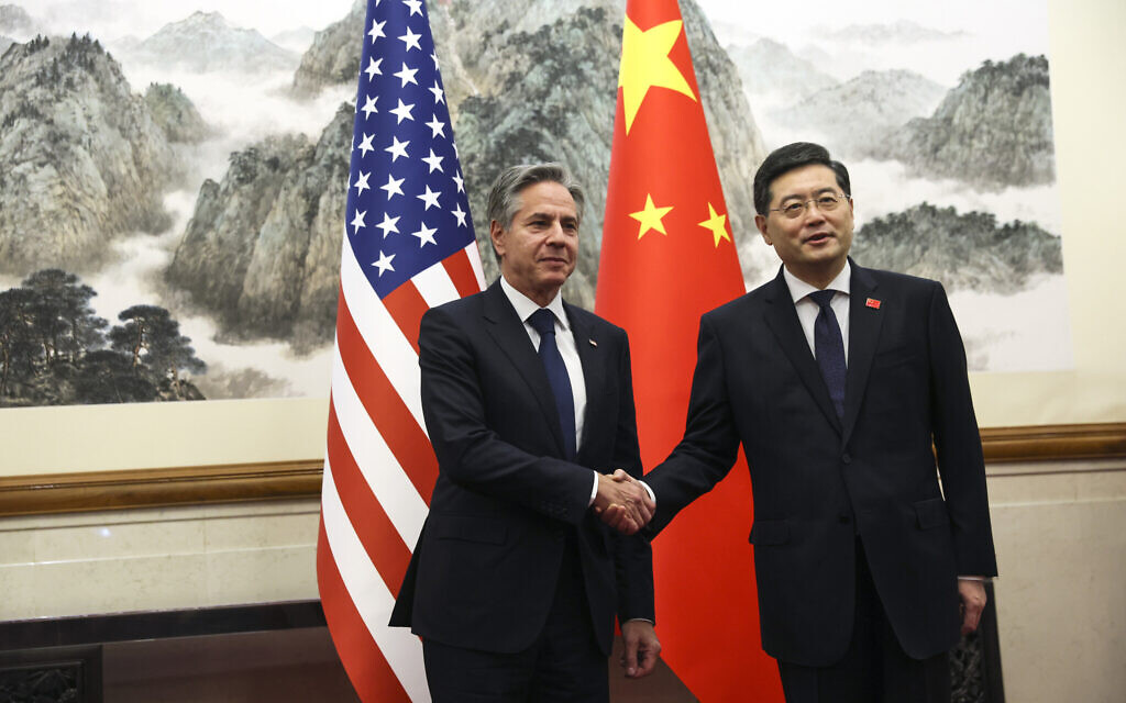 Blinken in Beijing on high-stakes mission to cool soaring US-China tension