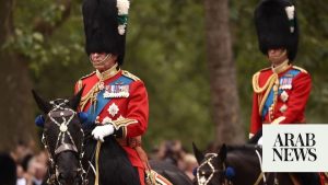 King Charles III saddles up for birthday parade