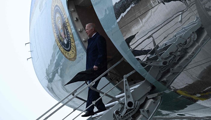 Joe Biden lands in Japan ahead of G7 Summit