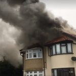 Lightning strike believed to have started fire at family home in south London amid ‘unreal’ thunderstorm