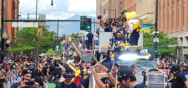 Nuggets Coaches And Players Let Loose At Championship Parade