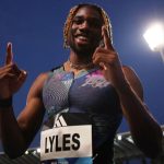 American sprinter Noah Lyles ties Usain Bolt’s record with 34th sub-20 time in 200m