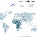 Global Map With Fertility Rates