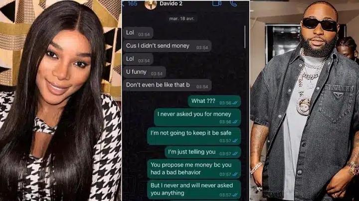 “Now I know the real meaning of 30BG” – Nigerians react to Davido’s leaked chats with new lady