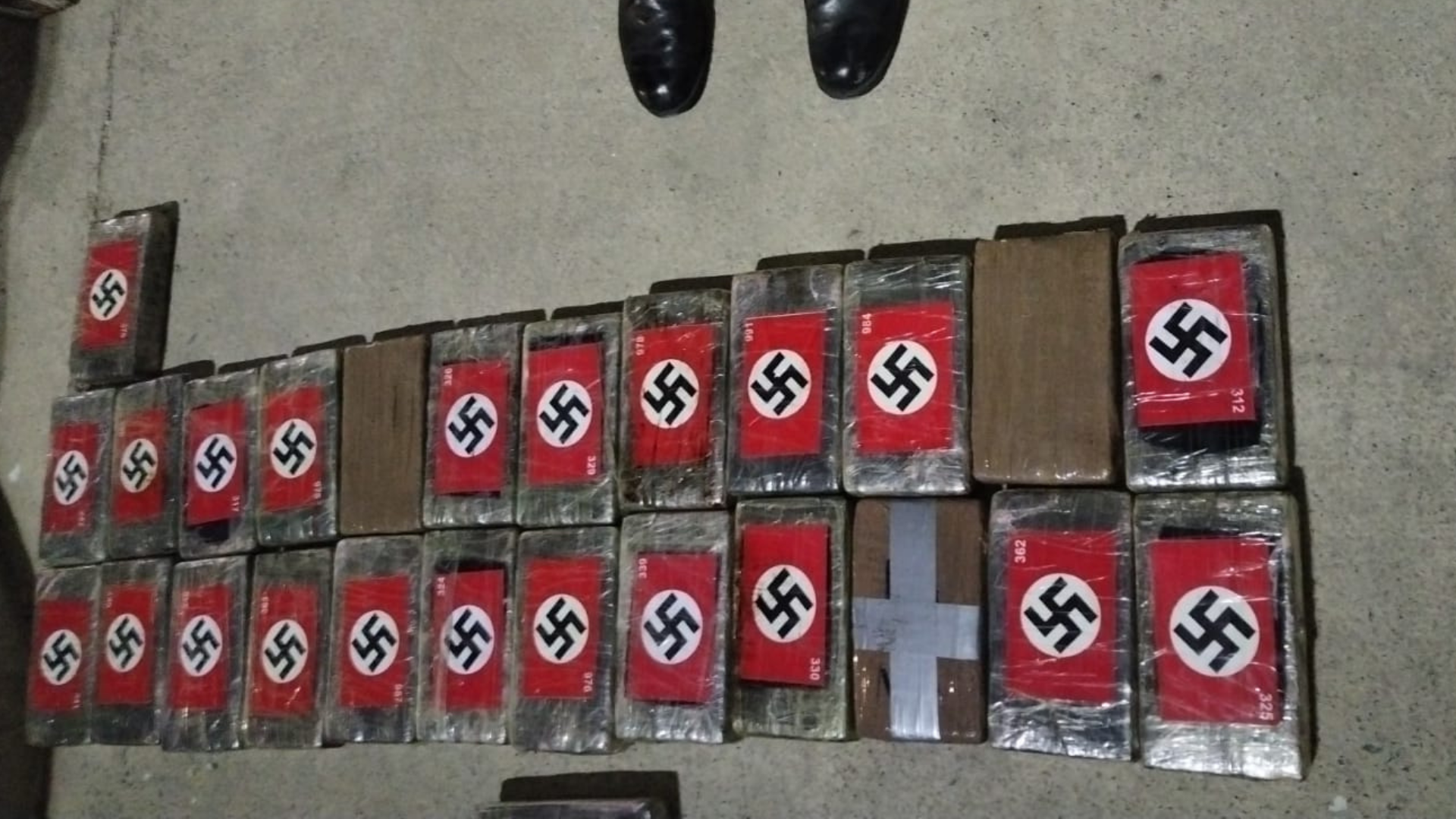 Someone Tried to Ship 50 Bricks of Swastika-Branded Cocaine to Europe