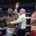 Video: Carlos Adames scores controversial knockout to retain title, opponent Julian Williams calls ref ‘terrible’