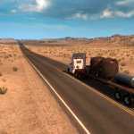 American Truck Simulator is running ads for real truck companies