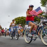 Thousands on Bicycles Kick Off Fourth of July Celebrations in Huntington Beach