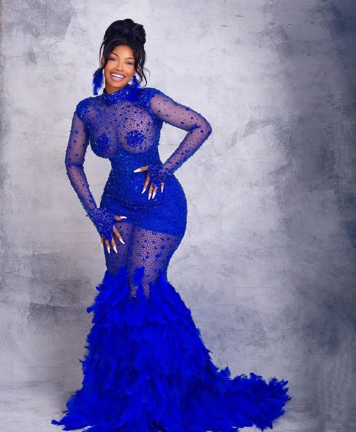 Tacha Wears ₦9.2m Dress to 2023 AMVCA