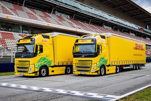 DHL et la F1 lancent la première flotte de camions alimentés par biocarburant