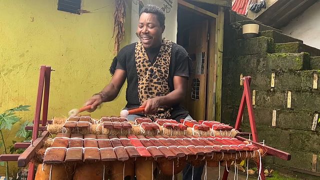 The balafon, an ancient African instrument