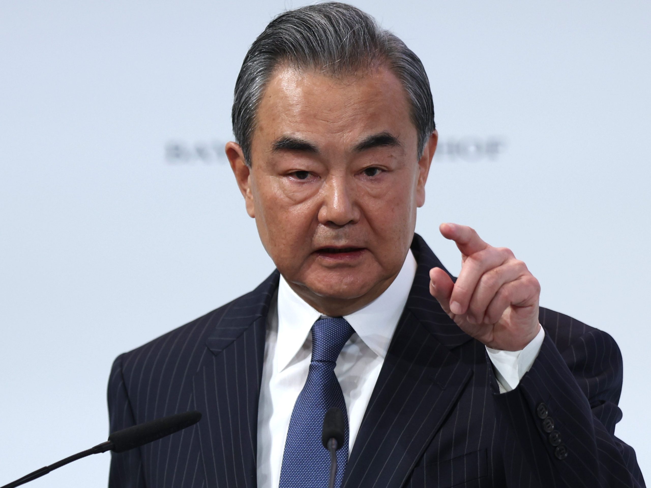 China’s top-ranking diplomat told Japan and South Korea their people can dye their hair blonde and make their noses sharper but that they’ll ‘never become Westerners,’ urging them to work with Beijing instead