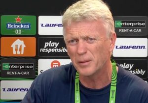 Video: West Ham’s David Moyes in no doubt that Euro final is biggest moment in his entire career