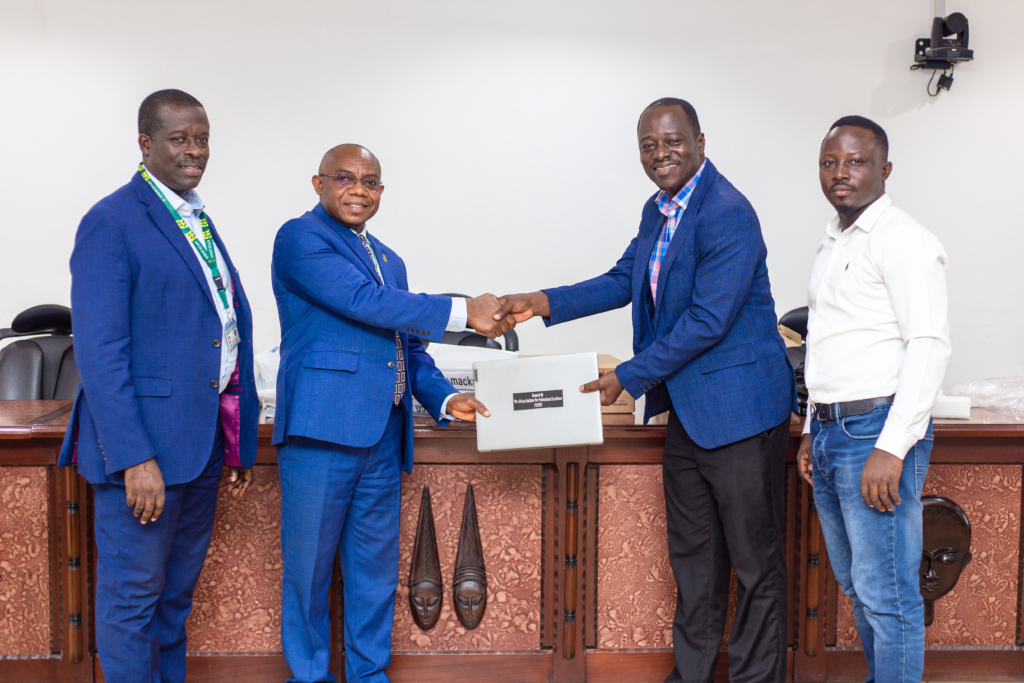 The African Institute for Professional Excellence donates laptops to KNUST College of Health Sciences