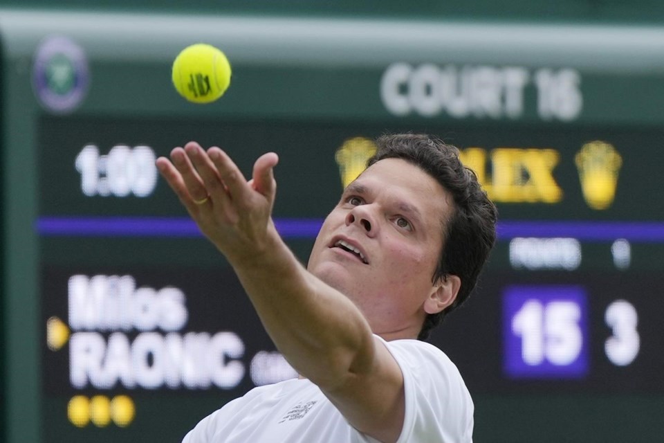 Canada’s Raonic a winner in Grand Slam return, beats Novak in Wimbledon opener