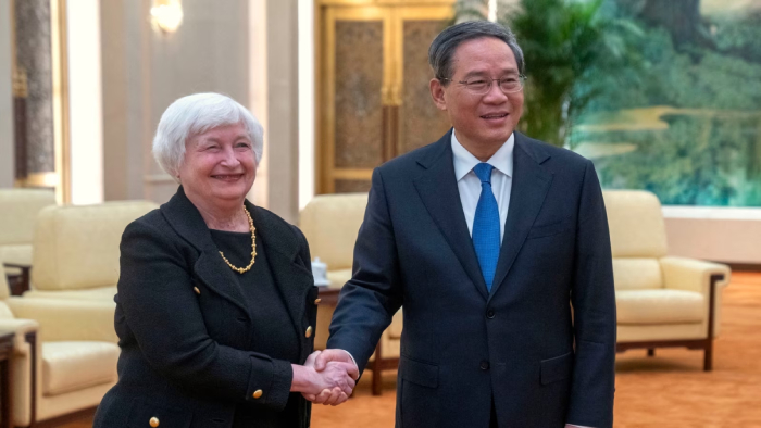 U.S. Treasury Secretary Holds ‘Candid and Constructive’ Talks with China’s PM