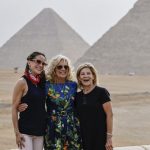 Jill Biden celebrates birthday among the pyramids of Egypt