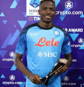 Victor Osimhen makes history, becomes first African to win Golden boot in Serie A