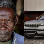 JUST IN: Nigerian man reacts angrily as undergraduate son returns home with new SUV