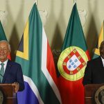 Portuguese president on a state visit to South Africa