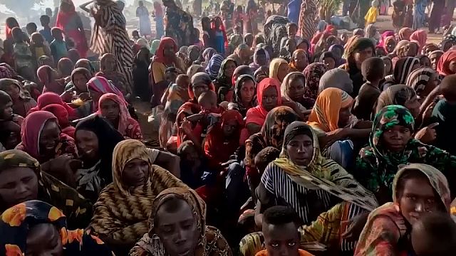 Sudanese families seek safety in the Central African Republic