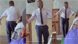 “Best Lecturer Ever”: Naija Lecturer Sparks Up Teaching with ‘Gbese’, Delights Students in Viral Video