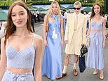 Phoebe Dynevor, Emma Corrin and Lila Moss lead the Wimbledon glamour