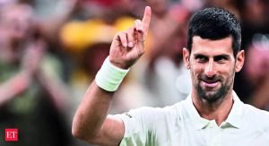 Djokovic joins 100 club at Wimbledon