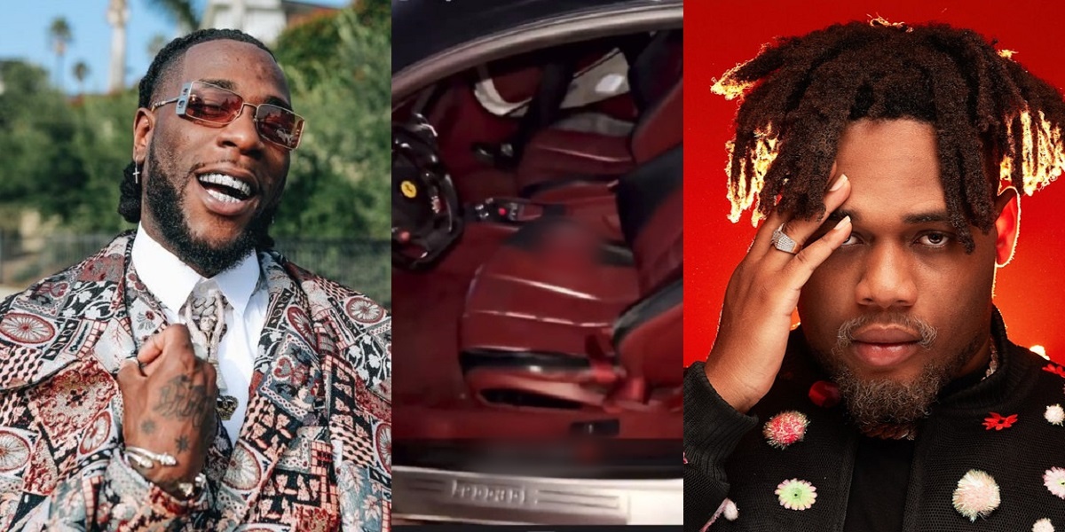 Burna Boy gives hilarious response to Buju BNXN after he questioned his source of income over latest Lamborghini purchase (Video)