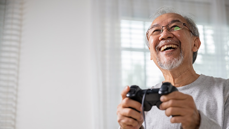 ESA says one-third of American adults over 65 are playing video games