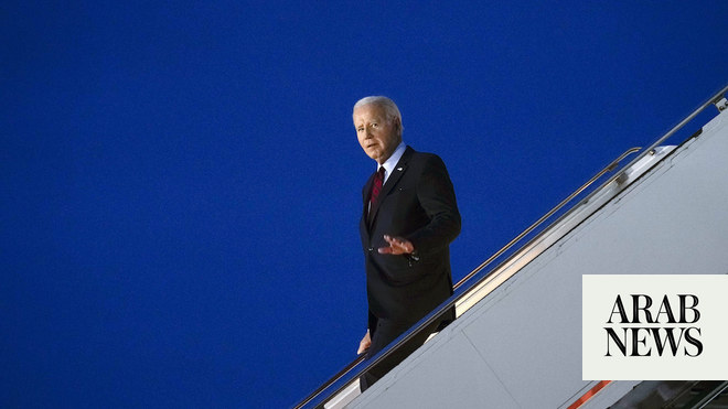 Biden arrives in UK ahead of NATO summit