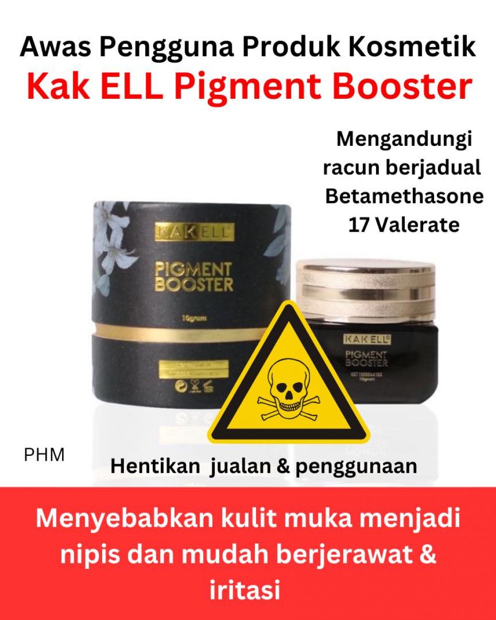 Health Ministry bans ‘Armila Beauty Kak ELL Pigment Booster’