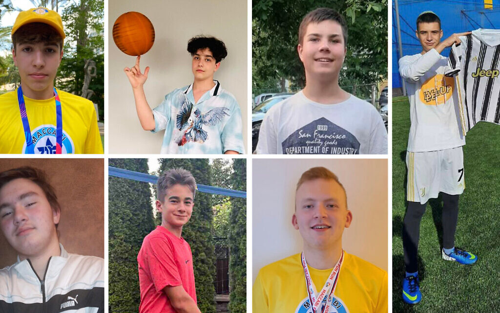 7 Ukrainian teens to get a break from war at a US Jewish sports camp this summer