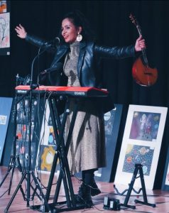 Global Popstar Jahna Sebastian Performs at at Celebration Concert in Chelsea in London