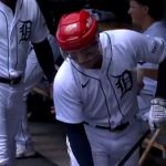 Tigers’ Torkelson takes Strider’s 99 MPH fastball deep, then celebrates hockey style