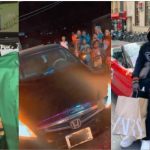 Nigerians react as Portable buys fairly used car for his new artiste (Video)