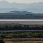 Spanish lagoon popular with breeding flamingos dries up as drought persists