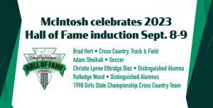 McIntosh celebrates 2023 Hall of Fame induction Sept. 8-9