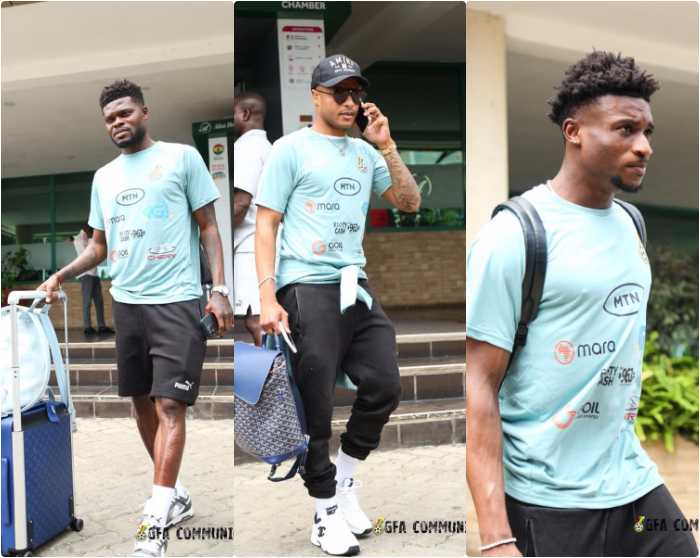 PHOTOS: Ghana Black Stars Jet Off To Madagascar for Group Stage Match